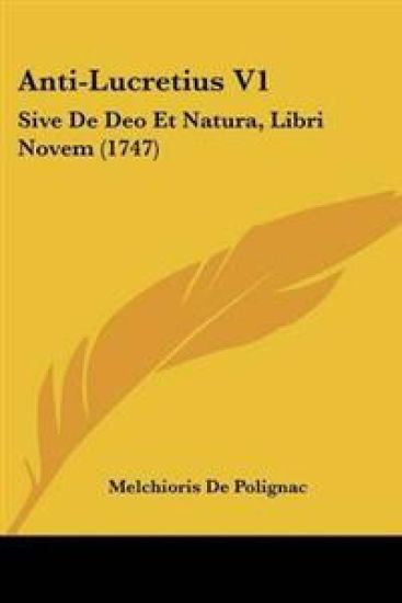 Anti-Lucretius V1