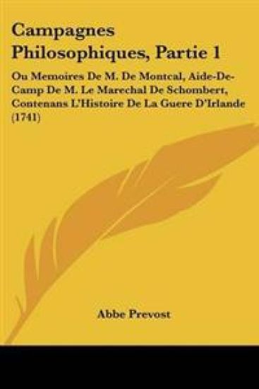 Campagnes Philosophiques, Partie 1