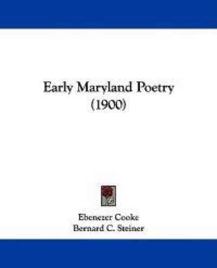 Early Maryland Poetry