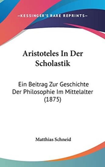 Aristoteles in Der Scholastik