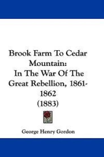 Brook Farm to Cedar Mountain