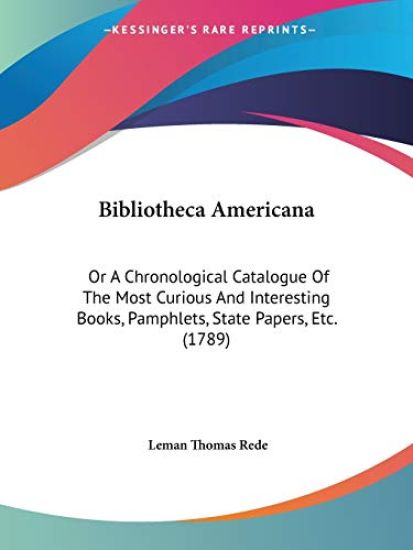 Bibliotheca Americana