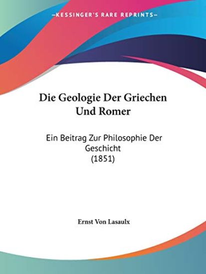 Die Geologie Der Griechen Und Romer