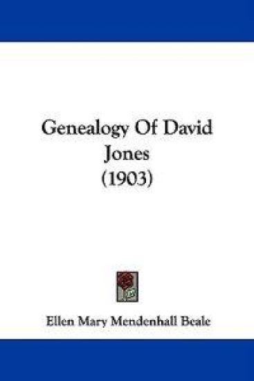Genealogy of David Jones