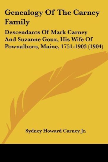 Genealogy of the Carney Family
