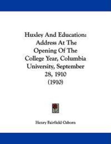 Huxley and Education