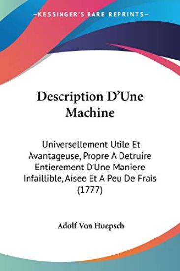 Description D'Une Machine