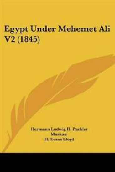 Egypt Under Mehemet Ali V2 (1845)