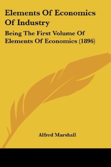 Elements Of Economics Of Industry