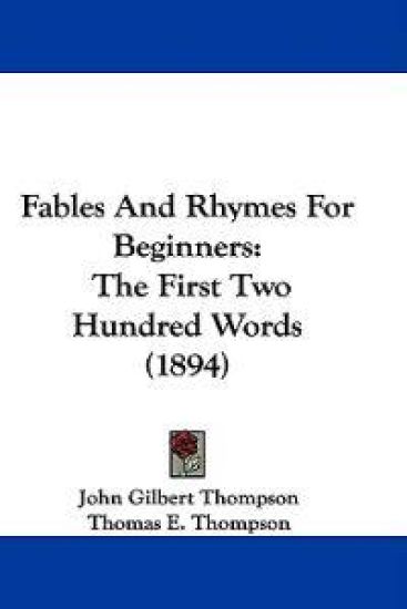 Fables And Rhymes For Beginners