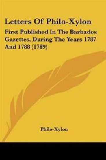 Letters Of Philo-Xylon