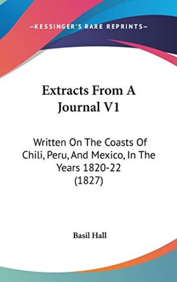 Extracts From A Journal V1