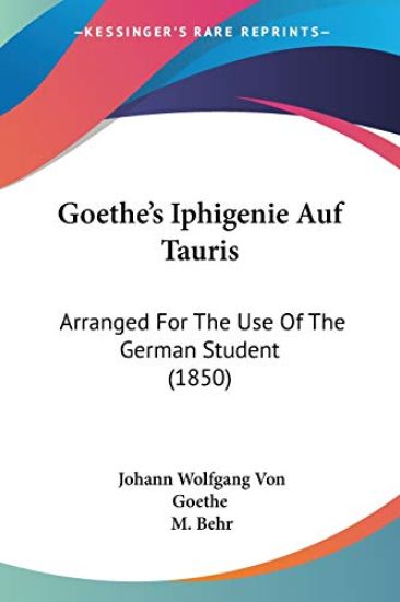 Goethe's Iphigenie Auf Tauris