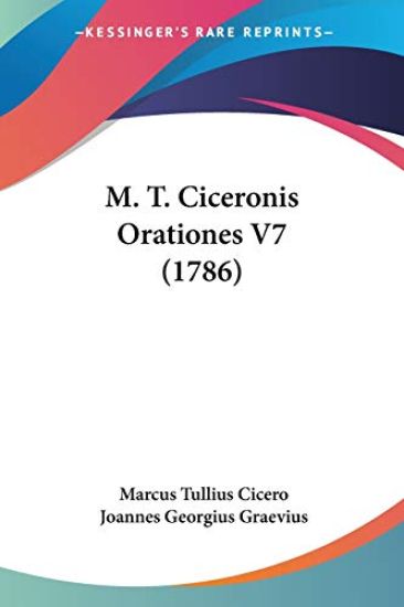 M. T. Ciceronis Orationes V7 (1786)