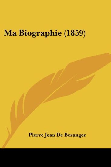 Ma Biographie (1859)