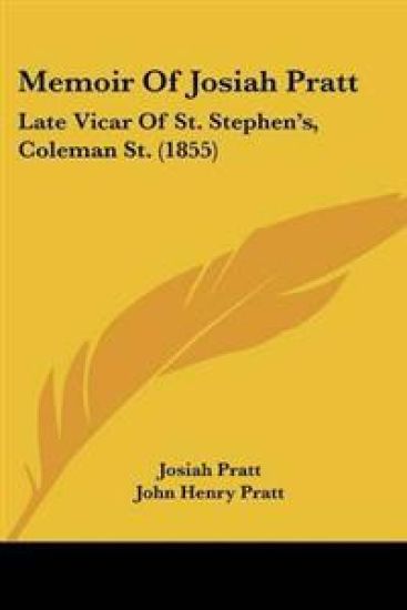 Memoir Of Josiah Pratt