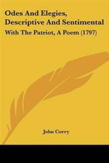 Odes And Elegies, Descriptive And Sentimental