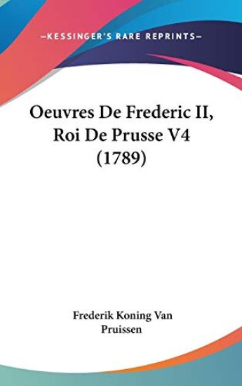 Oeuvres De Frederic II, Roi De Prusse V4 (1789)