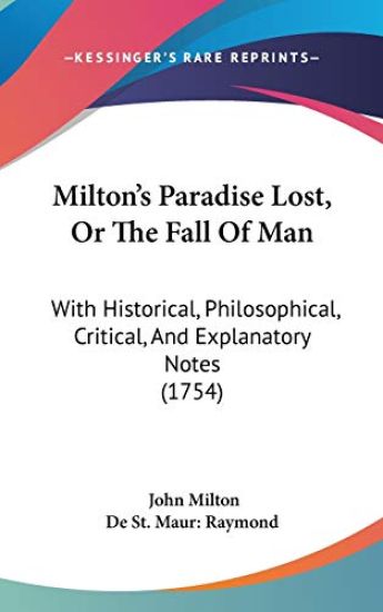 Milton's Paradise Lost, or the Fall of Man