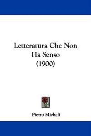 Letteratura Che Non Ha Senso