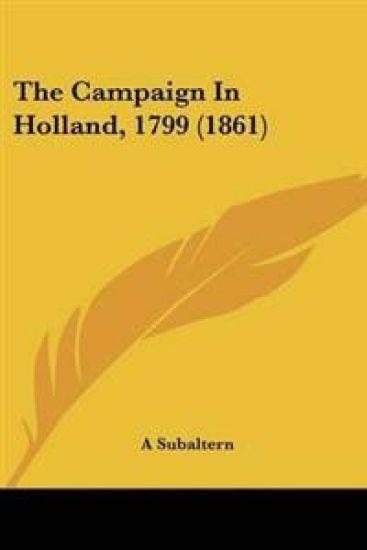 Campaign In Holland, 1799 (1861)