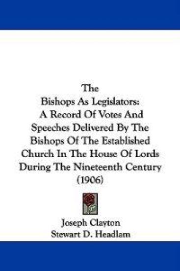 The Bishops As Legislators