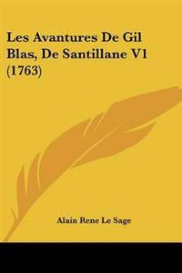 Avantures De Gil Blas, De Santillane V1 (1763)