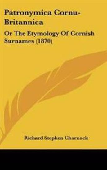 Patronymica Cornu-britannica