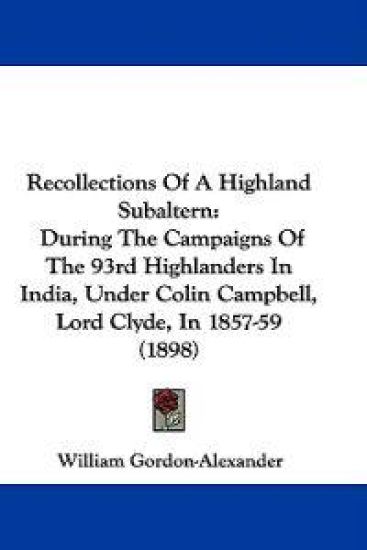 Recollections of a Highland Subaltern
