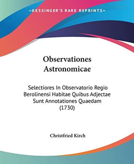 Observationes Astronomicae