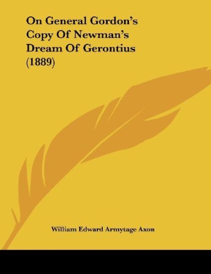 On General Gordon's Copy of Newman's Dream of Gerontius