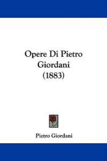 Opere Di Pietro Giordani