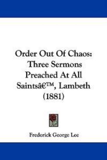Order Out of Chaos