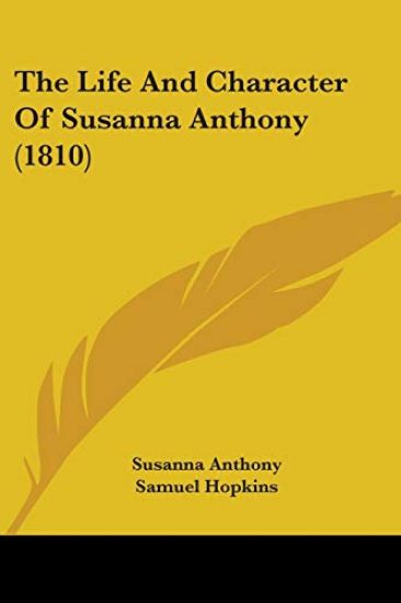 Life And Character Of Susanna Anthony (1810)