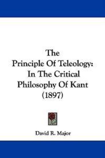 The Principle of Teleology