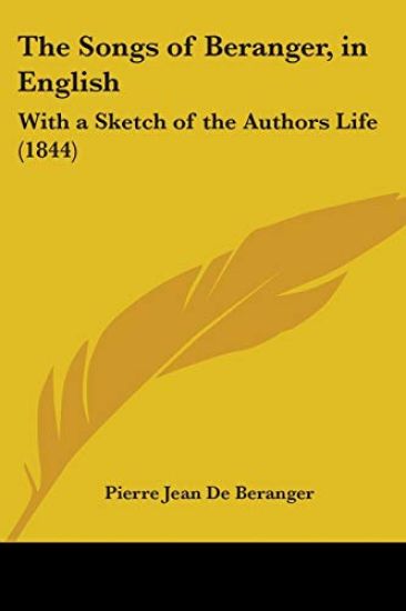 Songs Of Beranger, In English