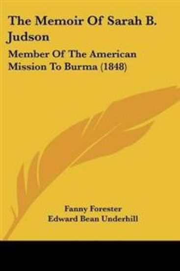 Memoir Of Sarah B. Judson