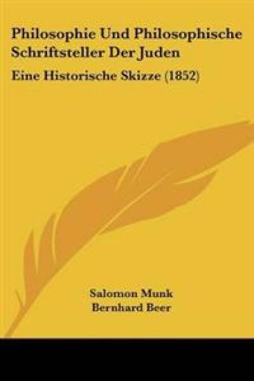 Philosophie Und Philosophische Schriftsteller Der Juden
