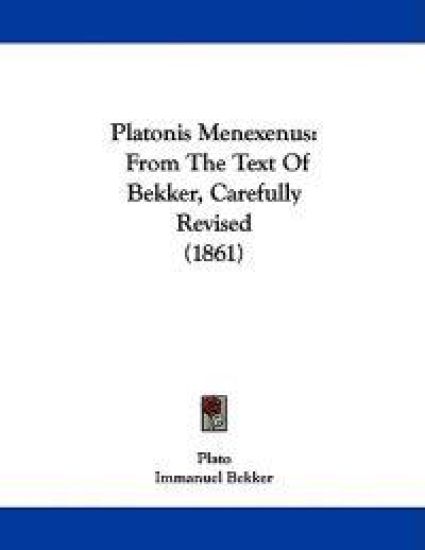 Platonis Menexenus