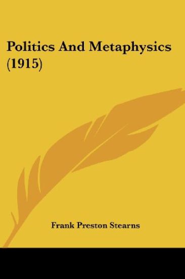 Politics and Metaphysics