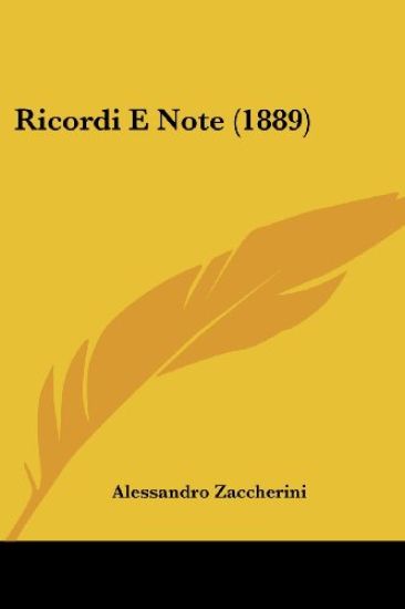 Ricordi E Note
