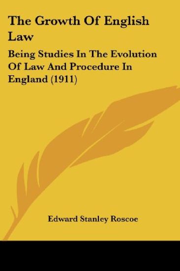 The Growth of English Law
