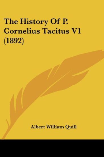 The History of P. Cornelius Tacitus