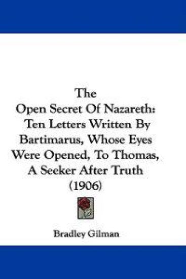 The Open Secret of Nazareth