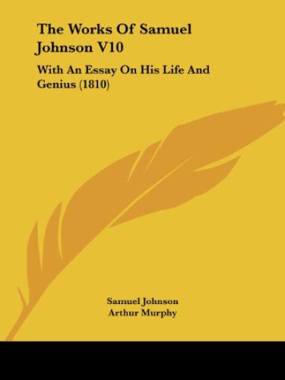 Works Of Samuel Johnson V10