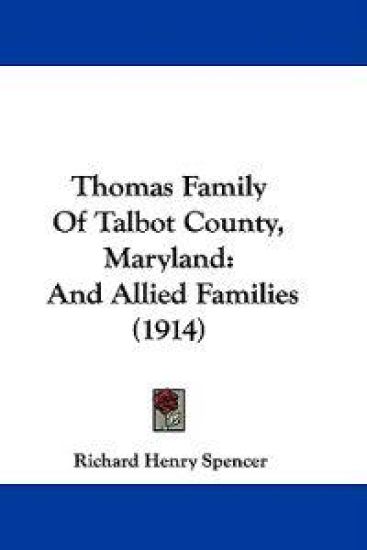Thomas Family of Talbot County, Maryland
