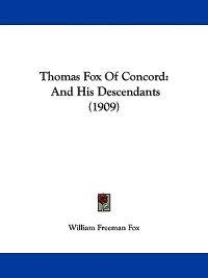 Thomas Fox of Concord