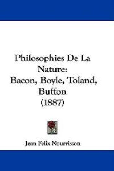 Philosophies De La Nature