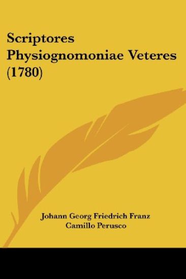 Scriptores Physiognomoniae Veteres (1780)