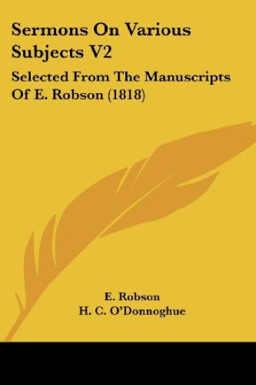 Sermons On Various Subjects V2